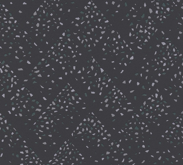 Bricoflor Confetti Vliestapete Schwarz Moderne Tapete in Terrazzo Optik in günstig online kaufen