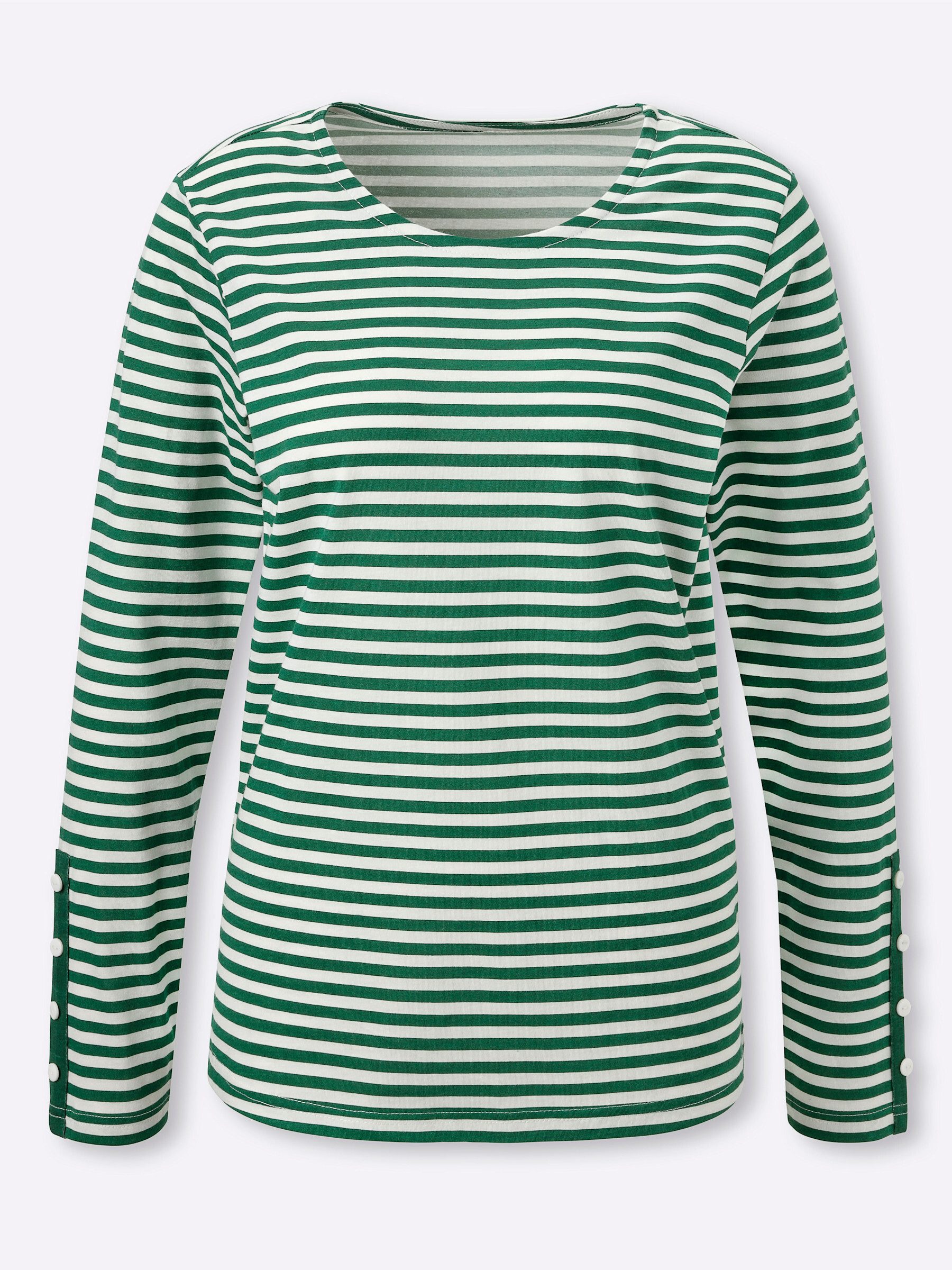 Classic Basics T-Shirt "Streifenshirt", (1 tlg.) günstig online kaufen