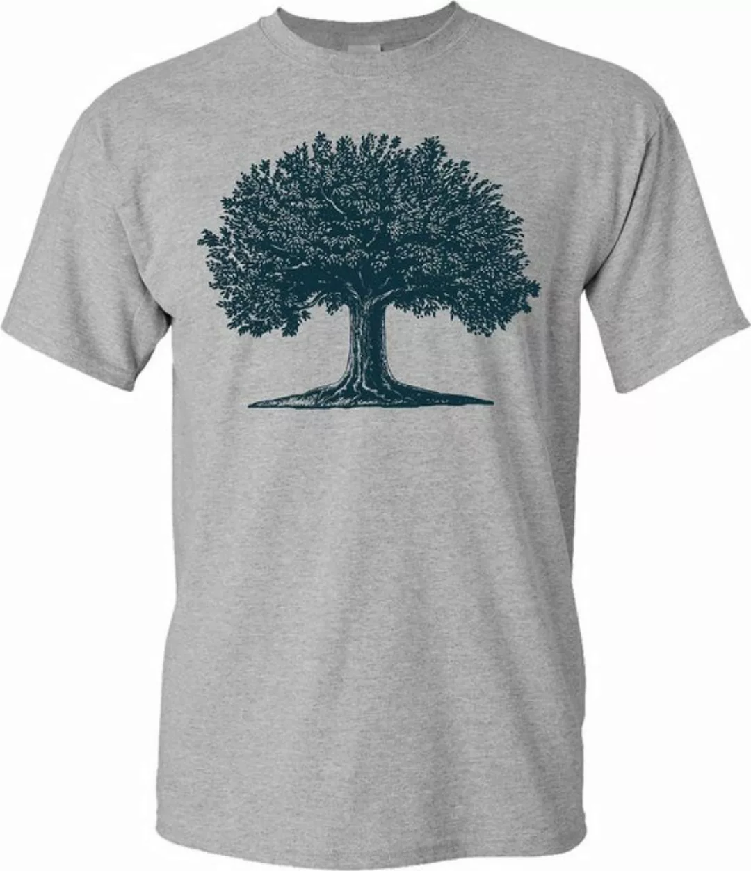 Baddery Print-Shirt Garten T-Shirt: "Arbor Magna" - Wald Natur Hobbygärtner günstig online kaufen