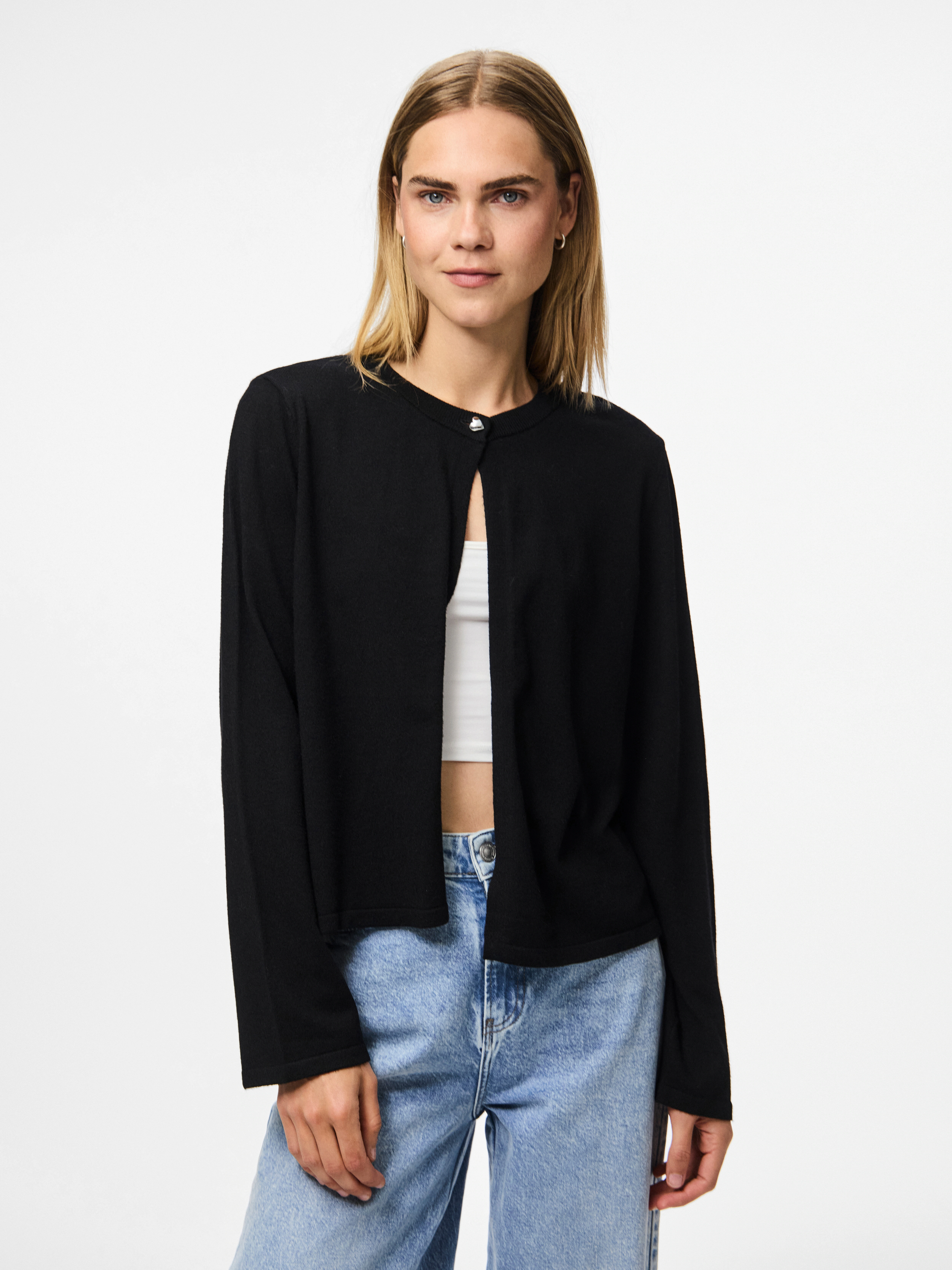 pieces Strickjacke "PCORINA LS O-NECK KNIT CARDIGAN PWP BC" günstig online kaufen