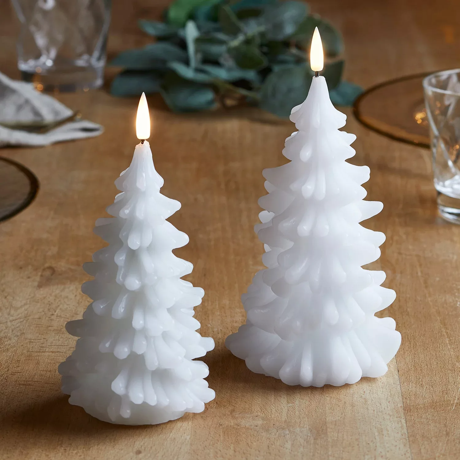 TruGlow® LED Kerzen Duo Weihnachtsbäume günstig online kaufen