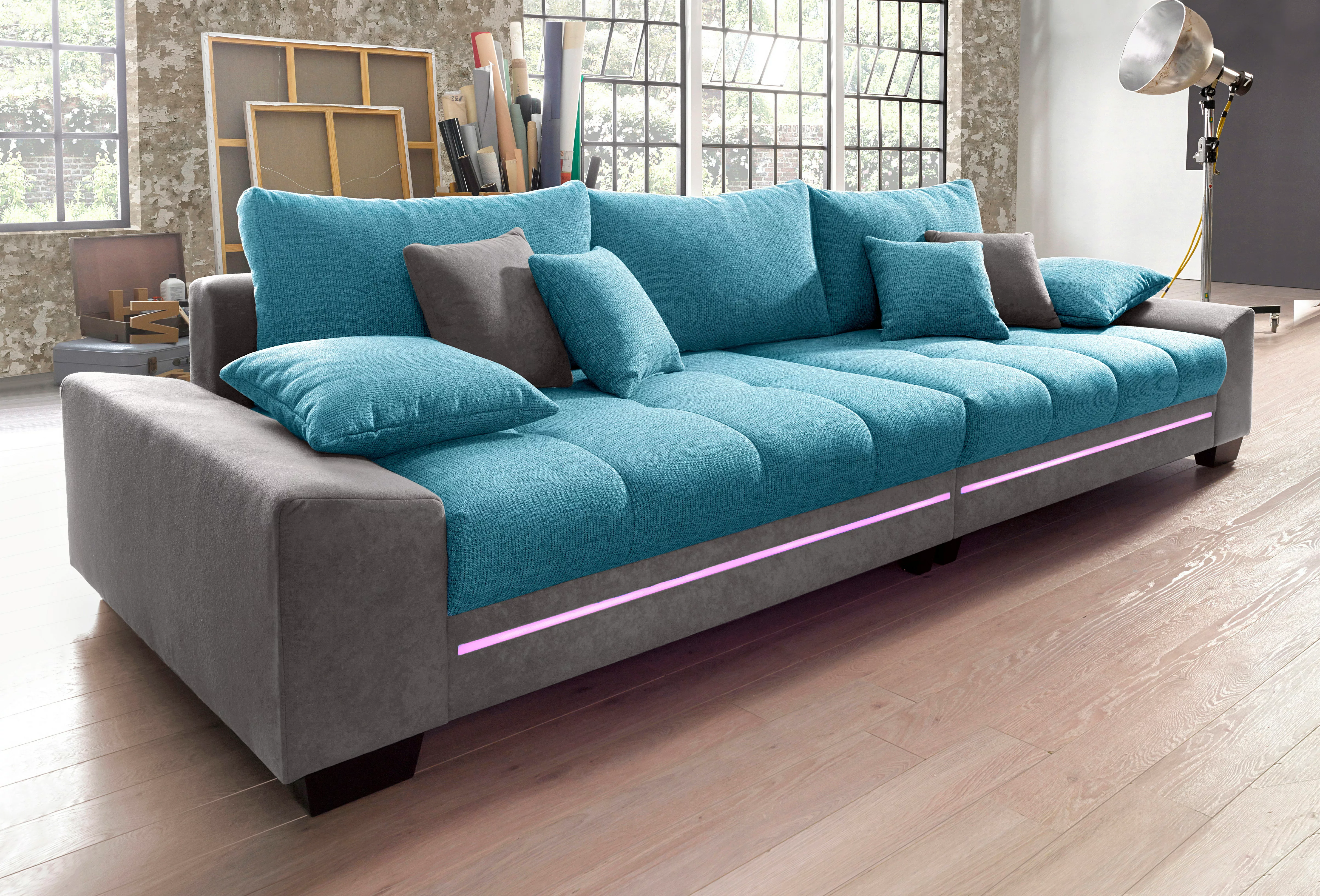 INOSIGN Big-Sofa "Nikita", wahlweise mit Kaltschaum (140kg Belastung/Sitz) günstig online kaufen