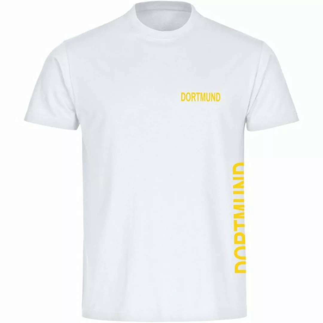 multifanshop T-Shirt Herren Dortmund - Brust & Seite - Männer günstig online kaufen