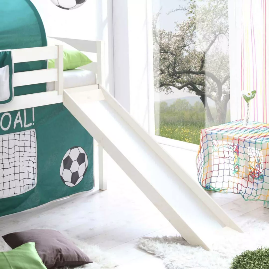 Rutschbett in Weiß Fußball Design günstig online kaufen