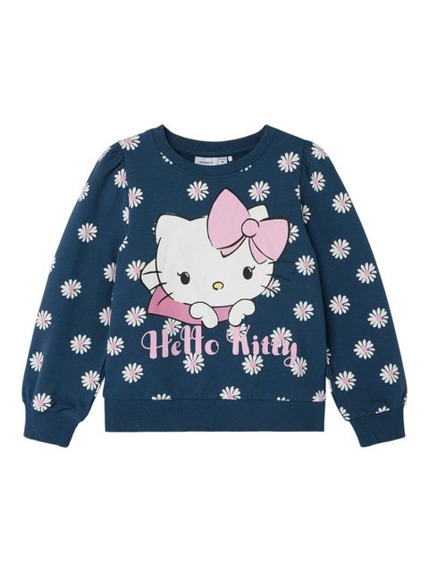 Name It Langarmshirt ANNA HELLOKITTY (1-tlg) Drapiert/gerafft günstig online kaufen