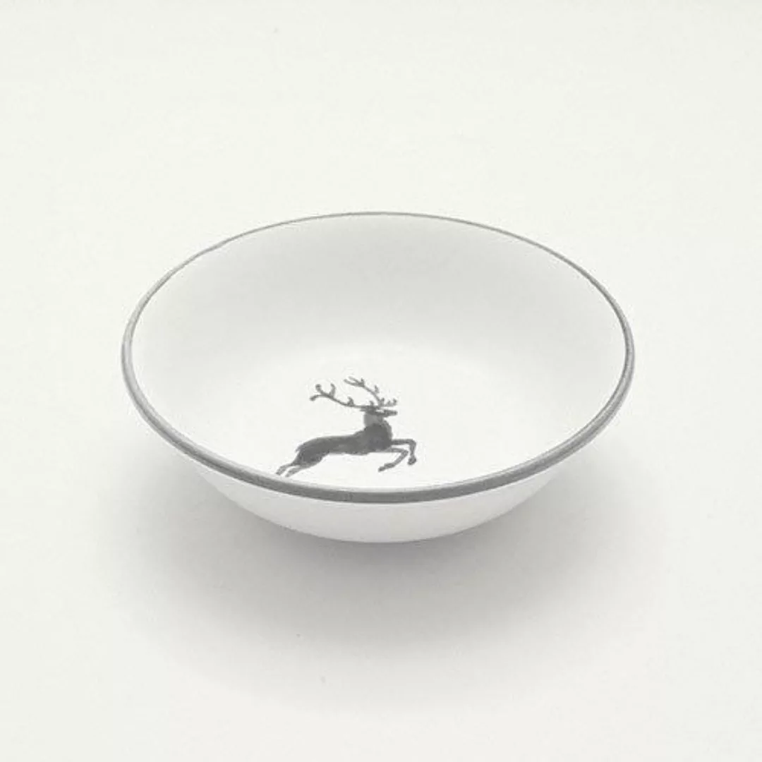 Gmundner Keramik Grauer Hirsch Müslischale klein d: 14 cm / h: 4,5 cm / 0,2 günstig online kaufen