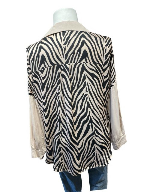 Fashion and Sports Langarmbluse FaS686 Zebra Bluse günstig online kaufen