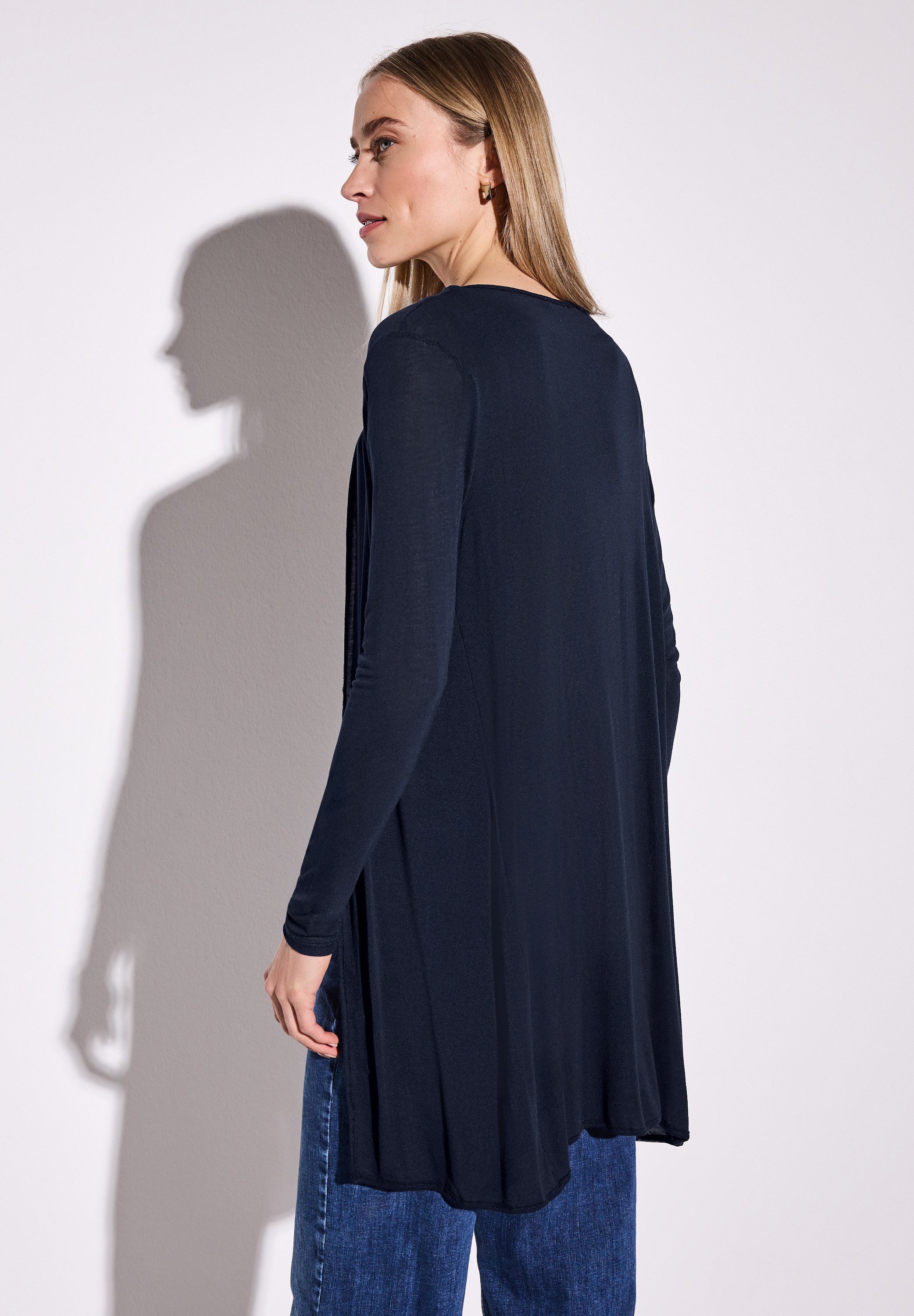 STREET ONE Cardigan, aus softem Materialmix günstig online kaufen