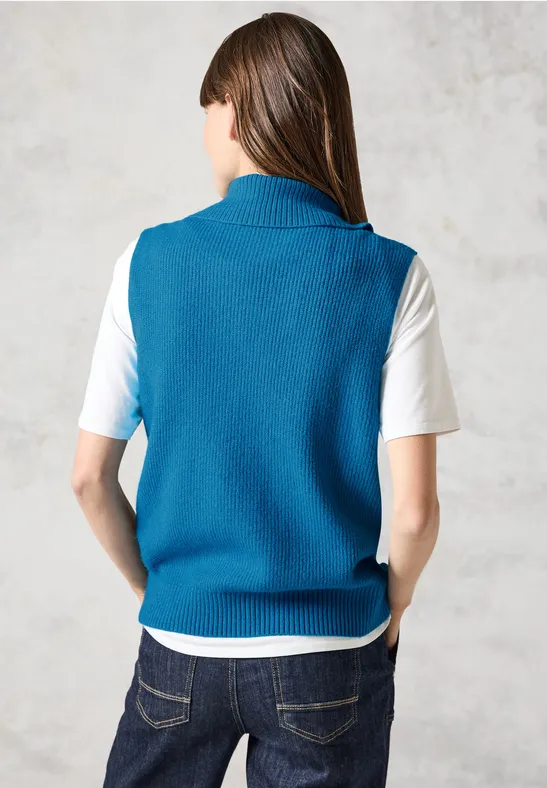 Ärmellose Strickjacke günstig online kaufen