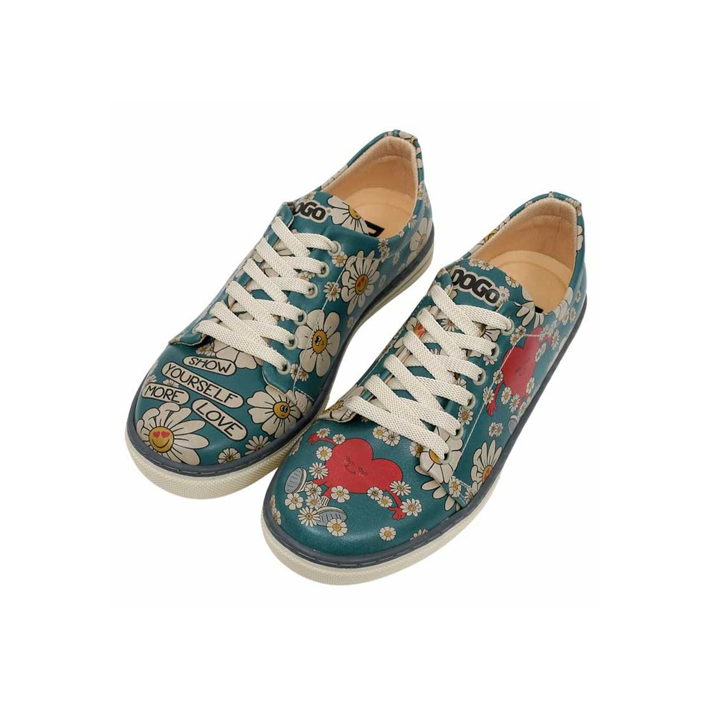 DOGO Sneaker "Classic Schnürsneaker Picture Perfect Damen Sneaker", Handgef günstig online kaufen