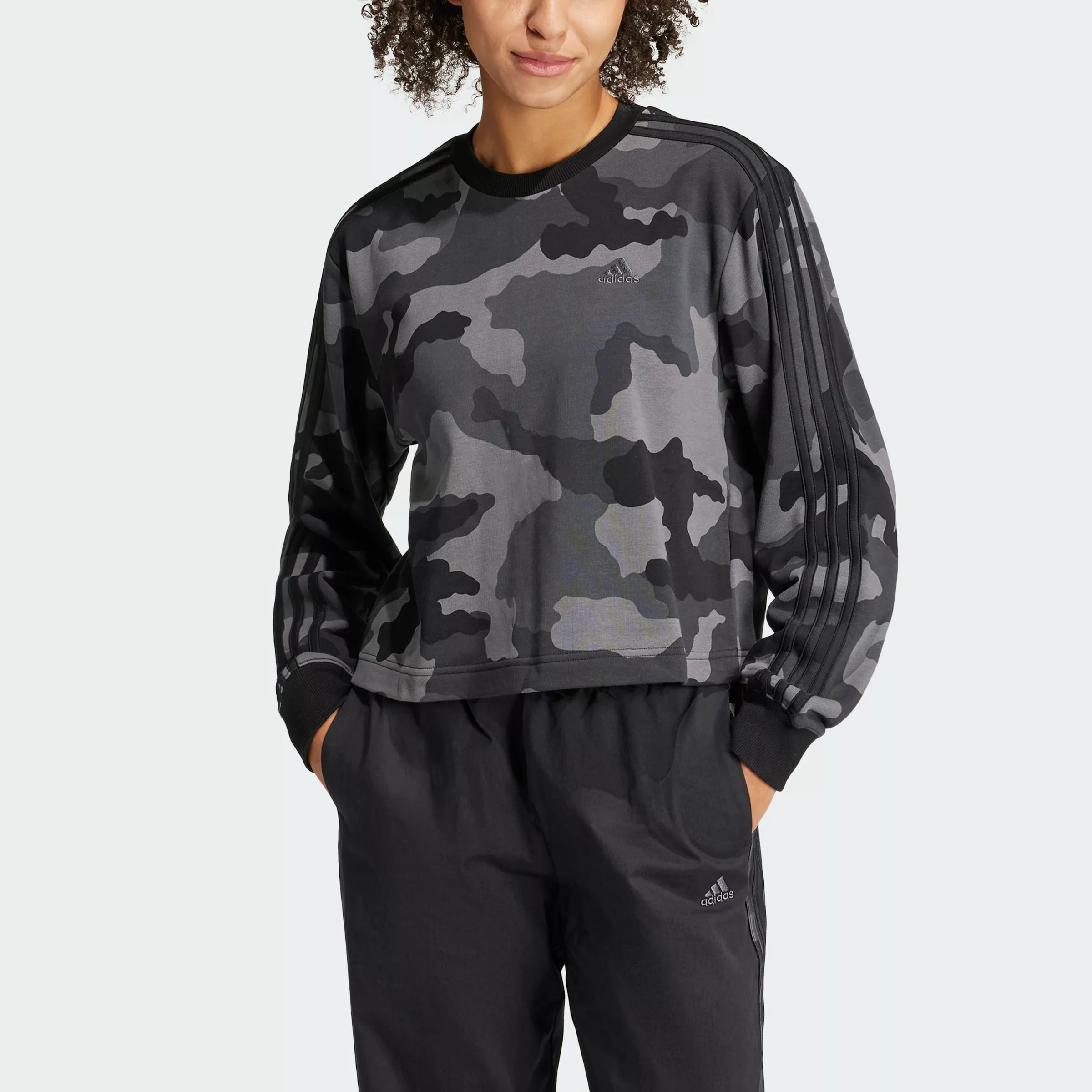 adidas Sportswear Sweatshirt "W CAMO AOP SWT" günstig online kaufen