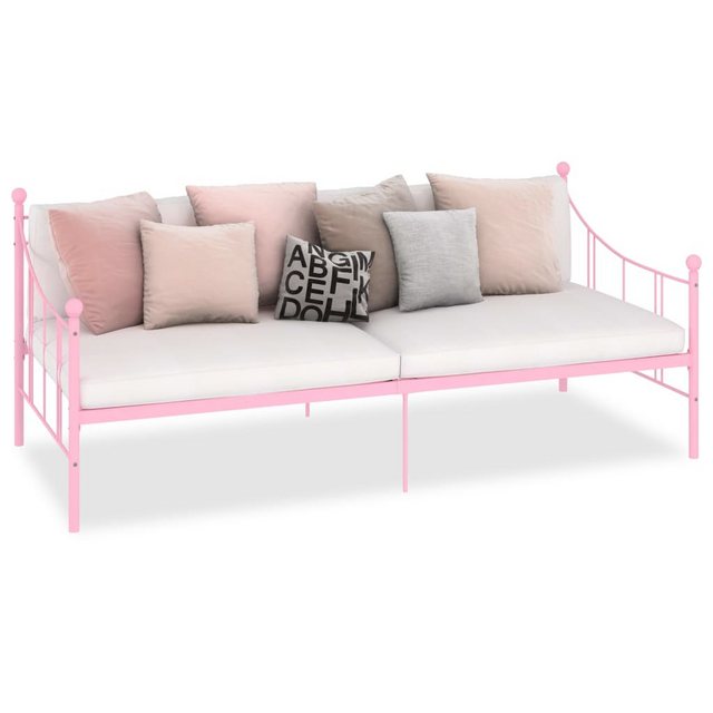 Tagesbett-rahmen Rosa Metall 90×200 Cm günstig online kaufen