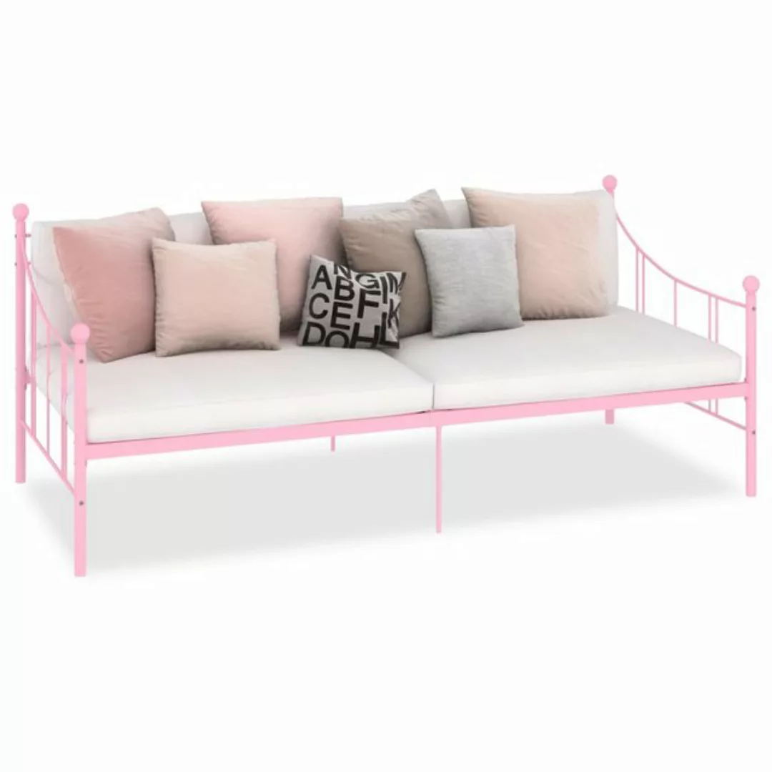 Tagesbett-rahmen Rosa Metall 90×200 Cm günstig online kaufen