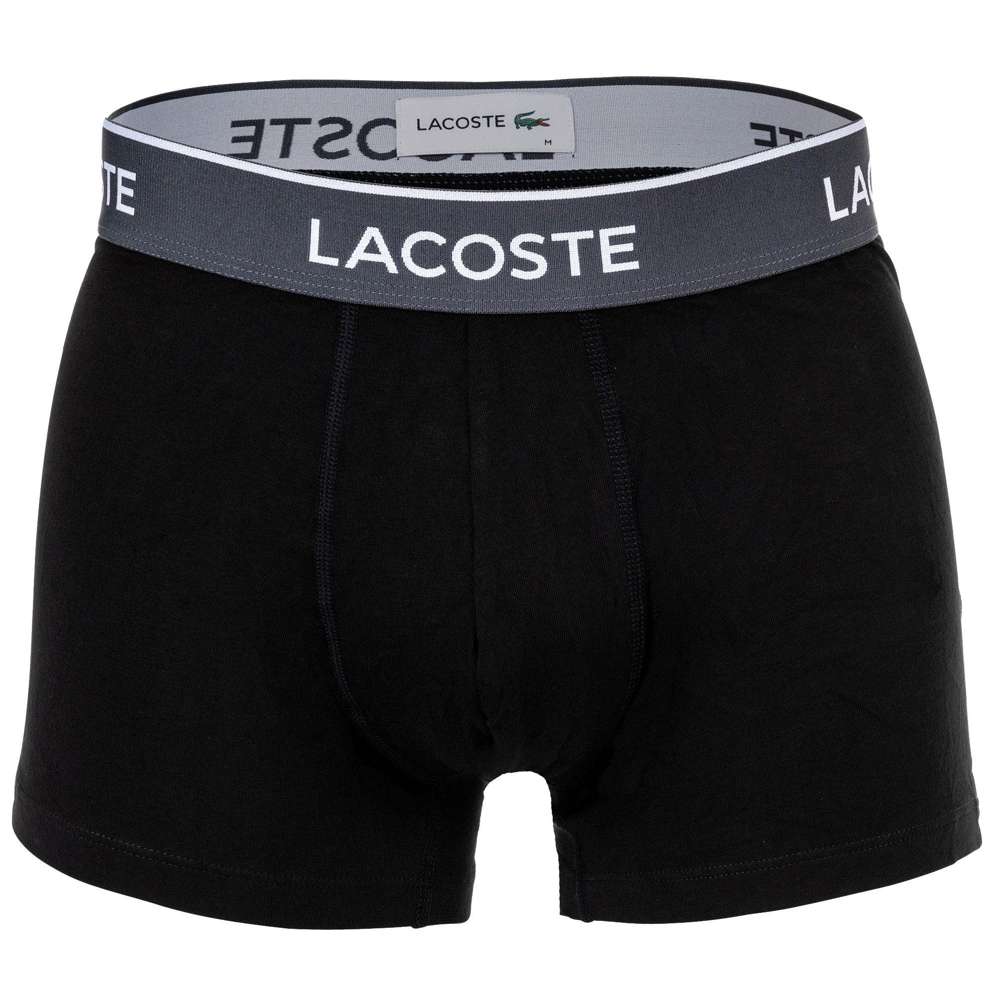 Lacoste 3-er Set Trunks Blau, Rot & Dunkelblau günstig online kaufen