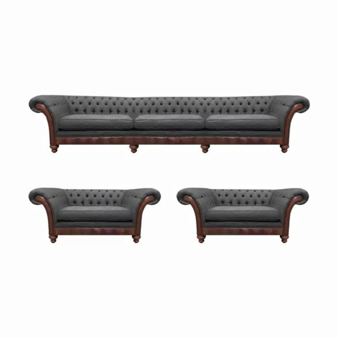JVmoebel Chesterfield-Sofa Sofa Couch Polster Garnitur Sofagarnitur Moderne günstig online kaufen