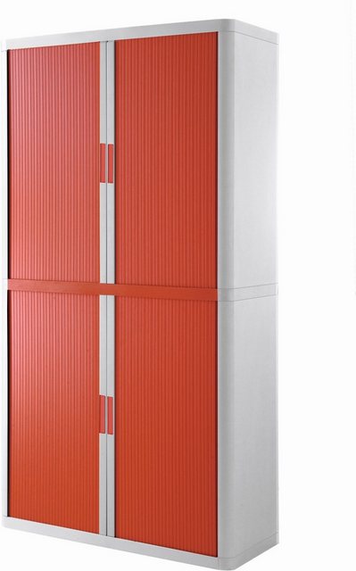 PAPERFLOW Aktenschrank Rollladenschrank easyoffice BxTxH 86x37,5x204cm weiß günstig online kaufen