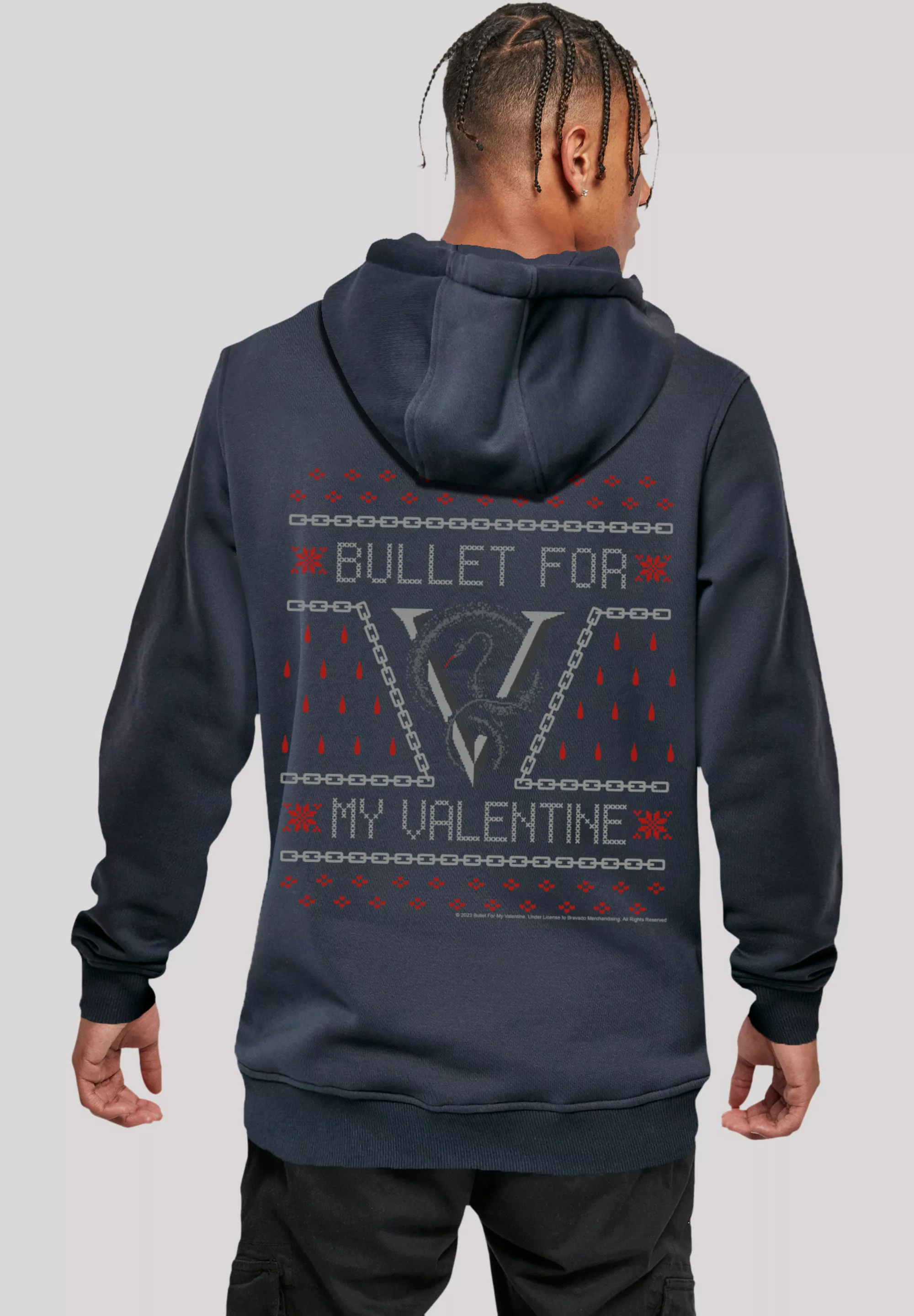F4NT4STIC Kapuzenpullover "Bullet for my Valentine Metal Band Christmas" günstig online kaufen