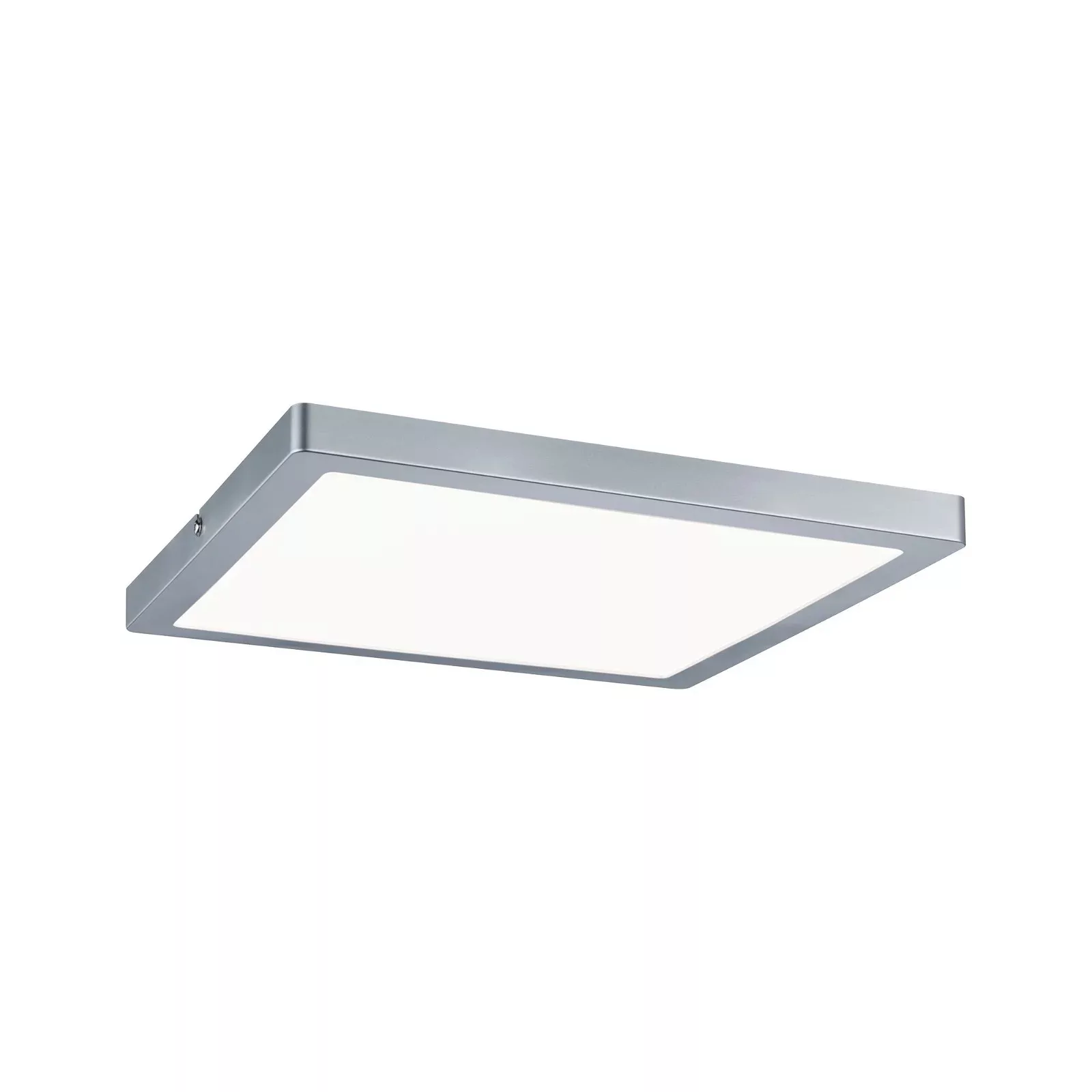 LED-Panel, chrom-matt, eckig - silber - 30 cm - Lampen & Leuchten > Innenle günstig online kaufen