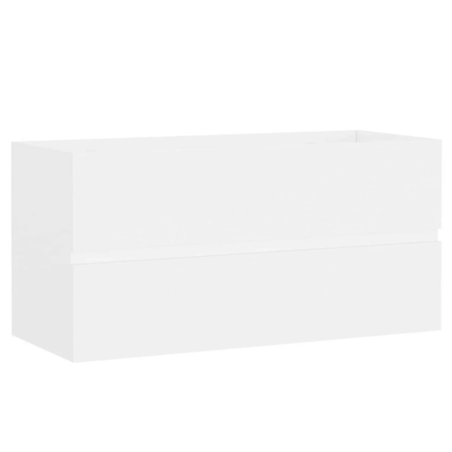 Waschbeckenunterschrank Weiß 90x38,5x45 Cm Spanplatte günstig online kaufen