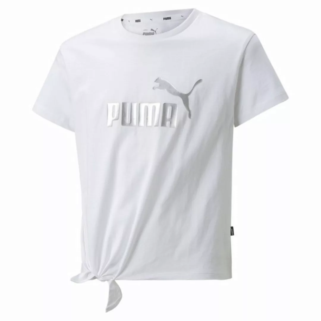 PUMA T-Shirt Essentials+ Logo T-Shirt aus Strick Jugendliche günstig online kaufen