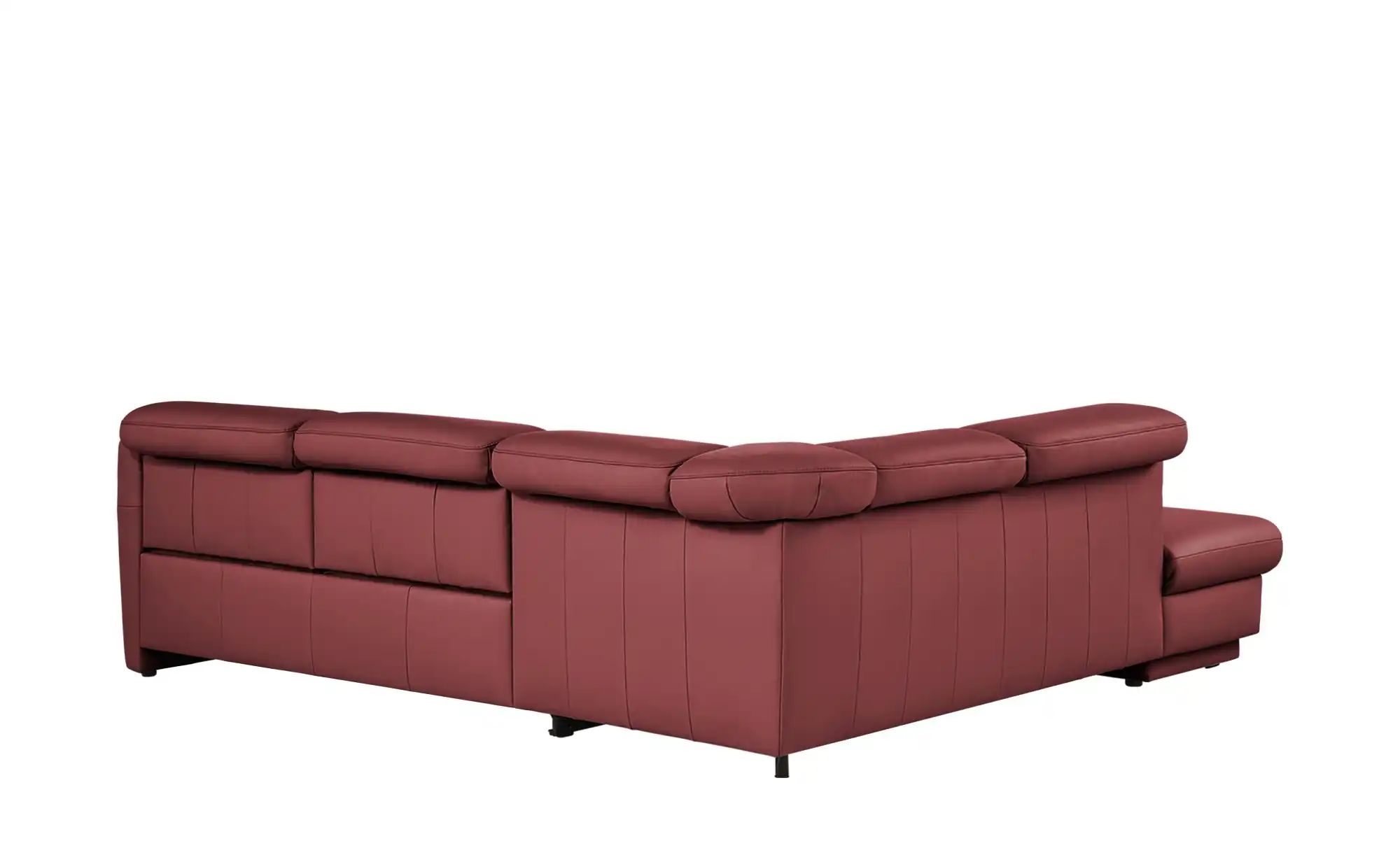 himolla Ecksofa Leder  9707 ¦ rot ¦ Maße (cm): B: 275 H: 84 T: 245 Polsterm günstig online kaufen