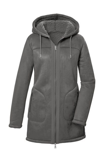 Killtec Fleecejacke GW 63 WMN PRK für Damen, Wendemantel, mit Teddy-Fleece günstig online kaufen