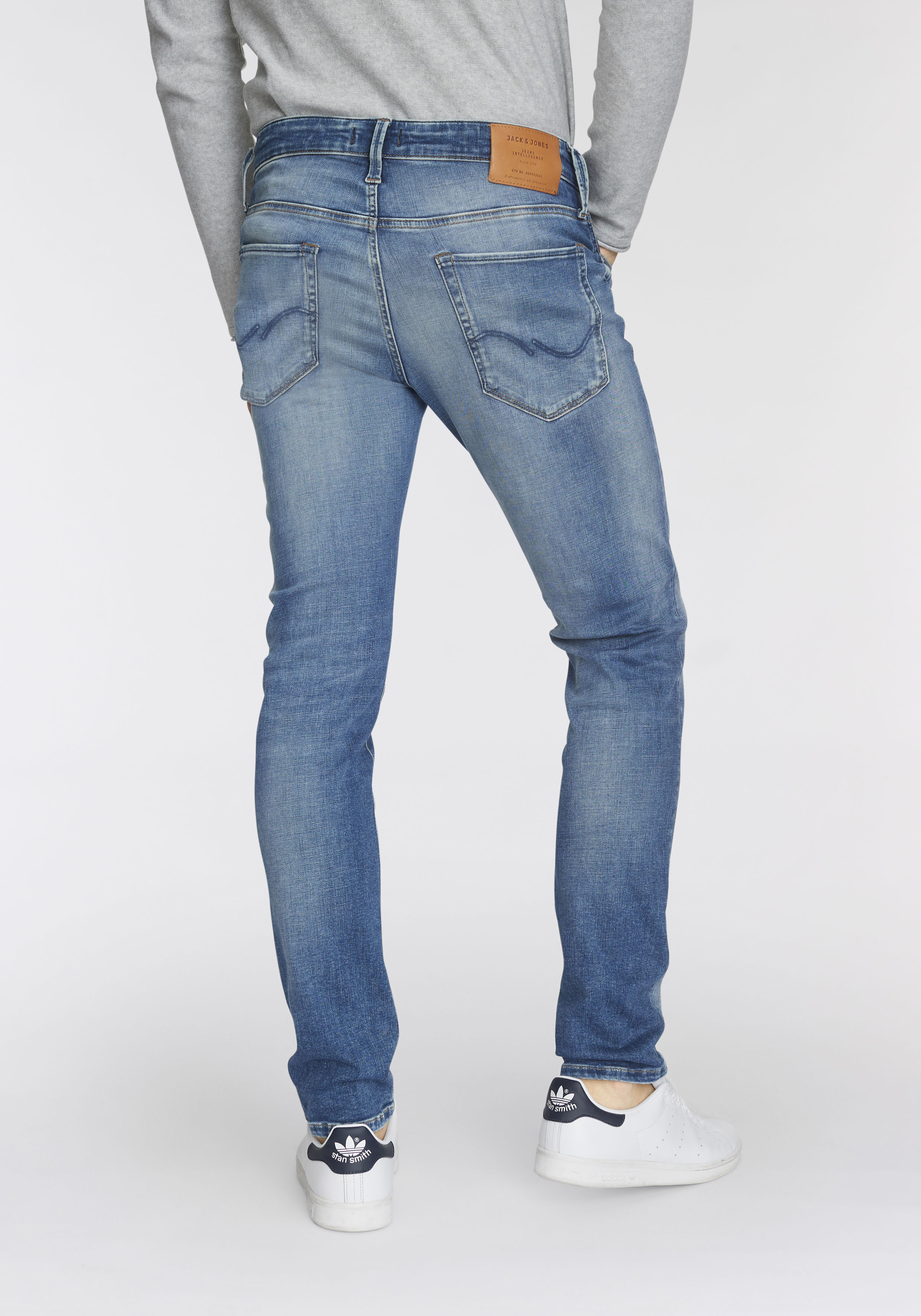 Jack & Jones Herren Jeans JJIGLENN JJICON JJ 357 50SPS - Slim Fit - Blau - günstig online kaufen