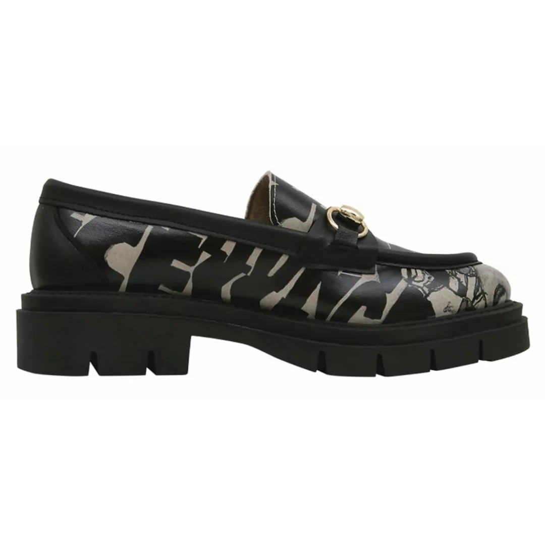 DOGO Loafer "Damen Cindy Supper BlackWhite Vegan Damen Slipper/ Halbschuhe günstig online kaufen