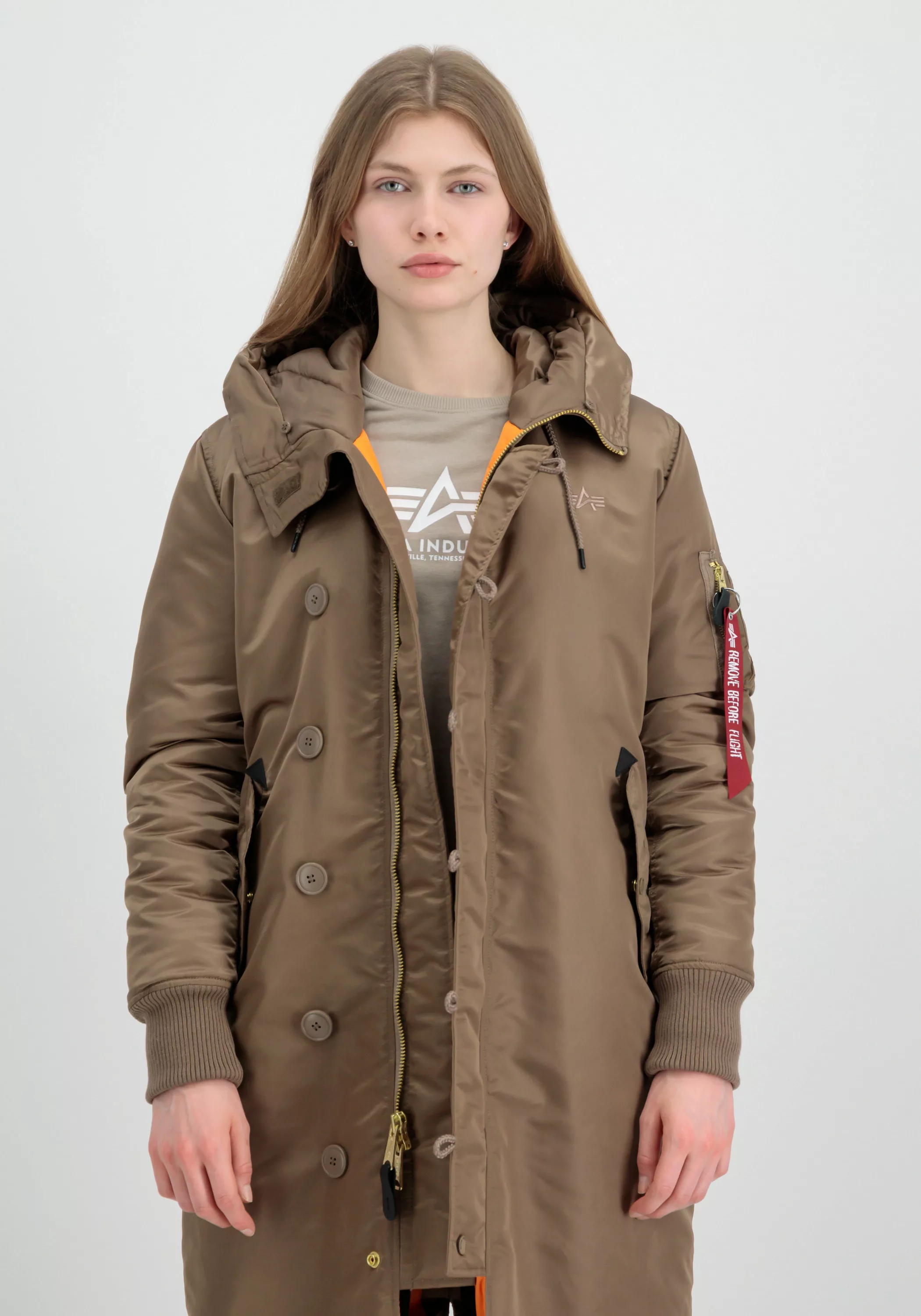 Alpha Industries Winterjacke "ALPHA INDUSTRIES Women - Field Jackets Long F günstig online kaufen
