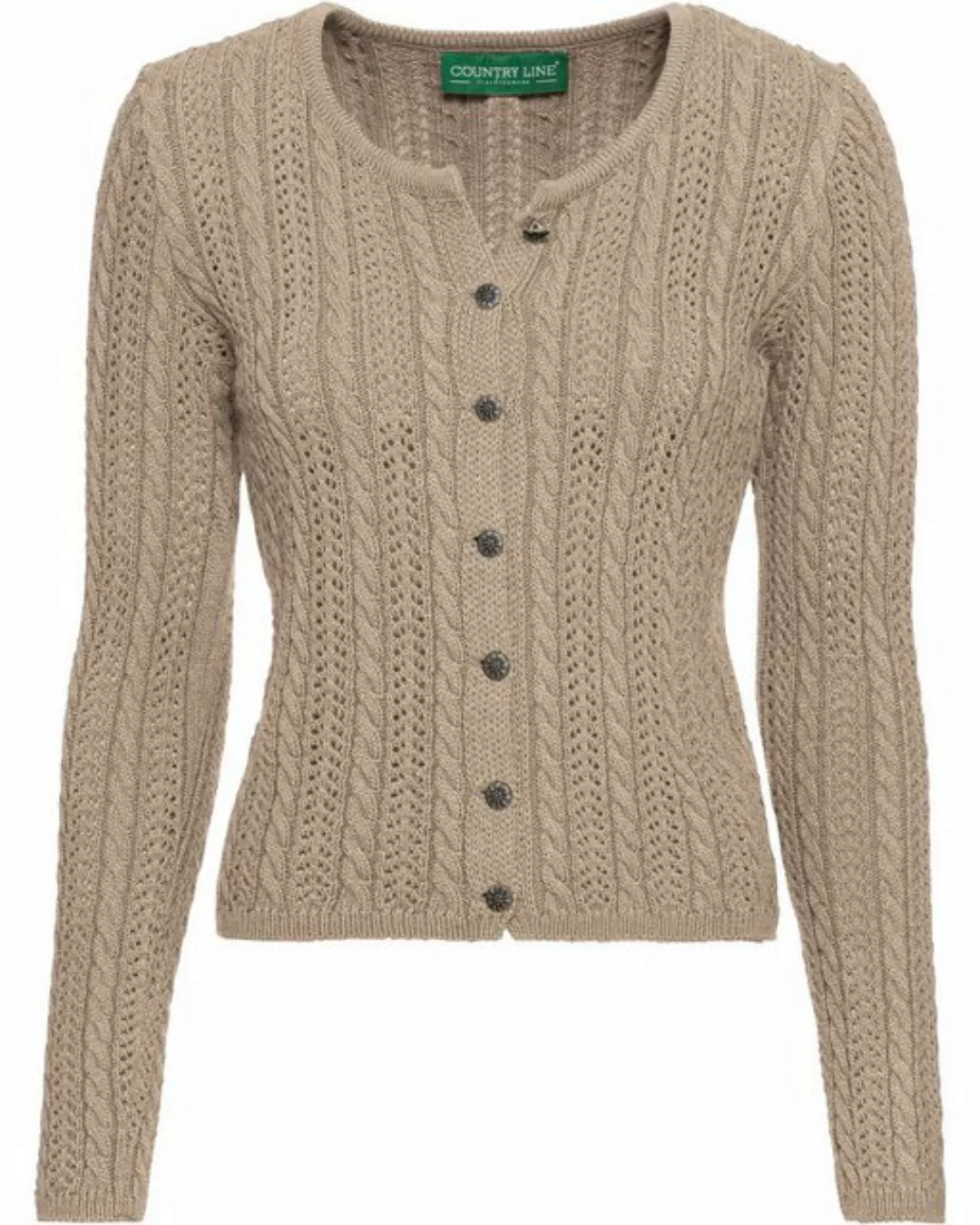 Country Line Strickjacke Zopfstrickjacke günstig online kaufen