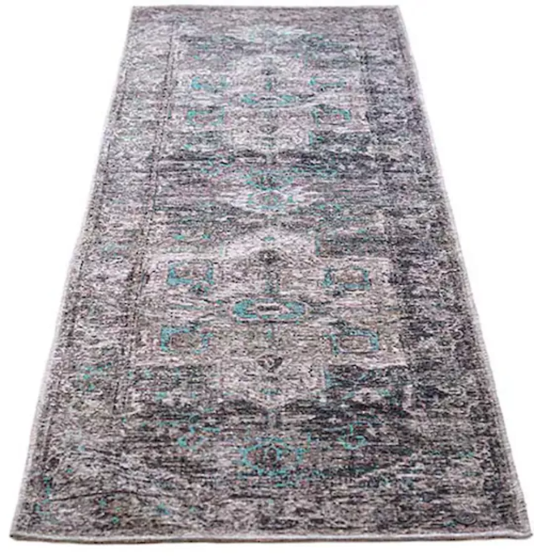 Tom Tailor Teppich  Funky Orient Tabriz ¦ grau ¦ Synthetische Fasern ¦ Maße günstig online kaufen