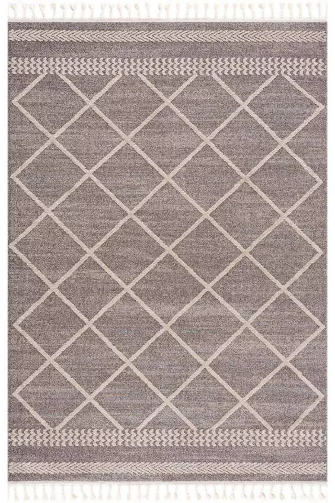 Carpet City Teppich »Art 2645«, rechteckig, Kurzflor, mit Kettfäden, Rauten günstig online kaufen