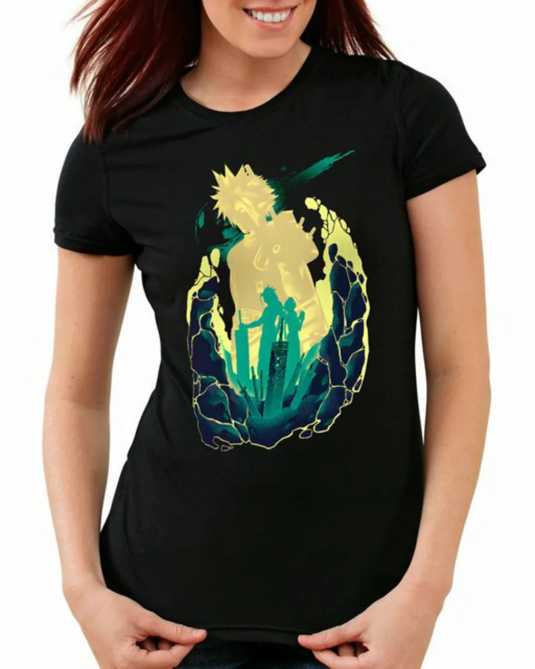 style3 T-Shirt Soldier x Avalanche final fantasy 7 VII rebirth chocobo günstig online kaufen