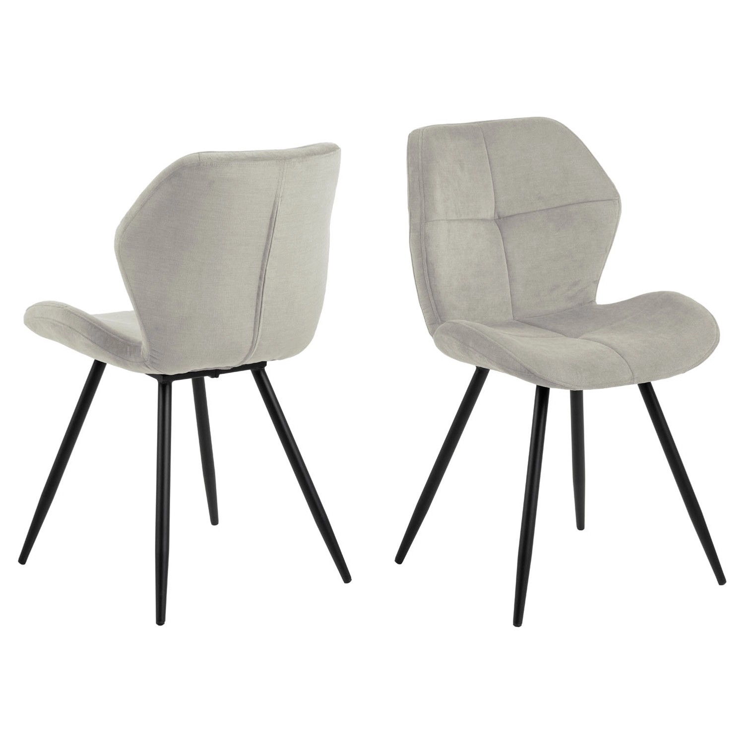 ebuy24 Petri Esszimmerstuhl Beige Schwarz günstig online kaufen