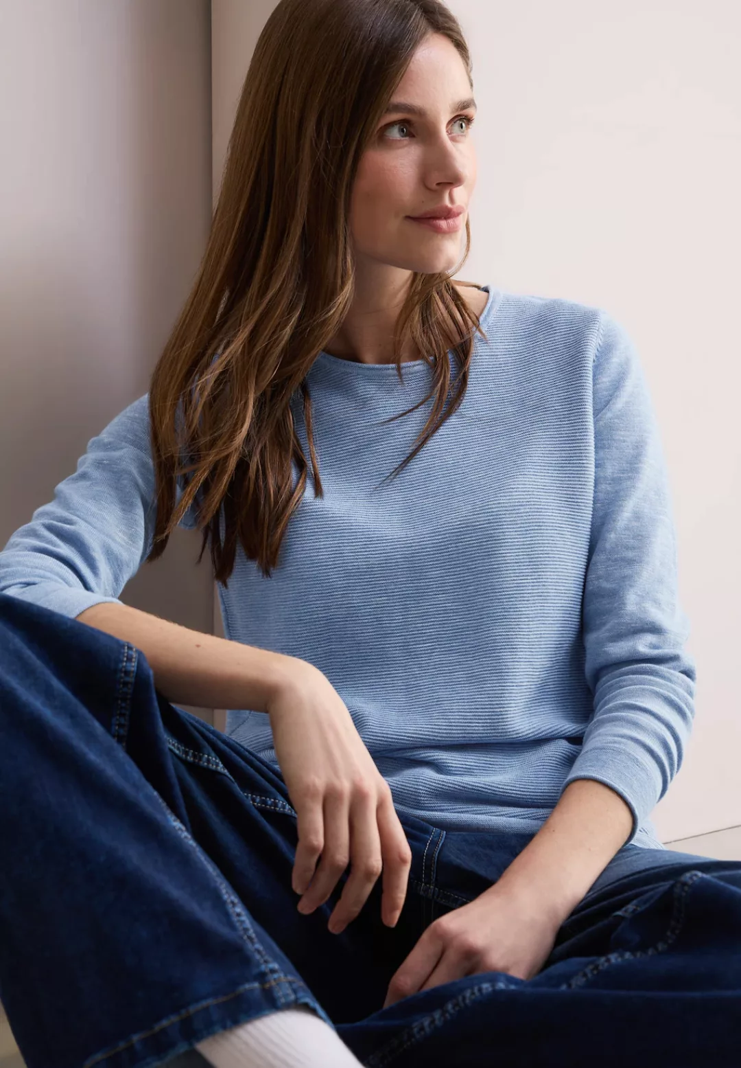 Cecil Strickpullover, im soften Baumwoll-Mix günstig online kaufen