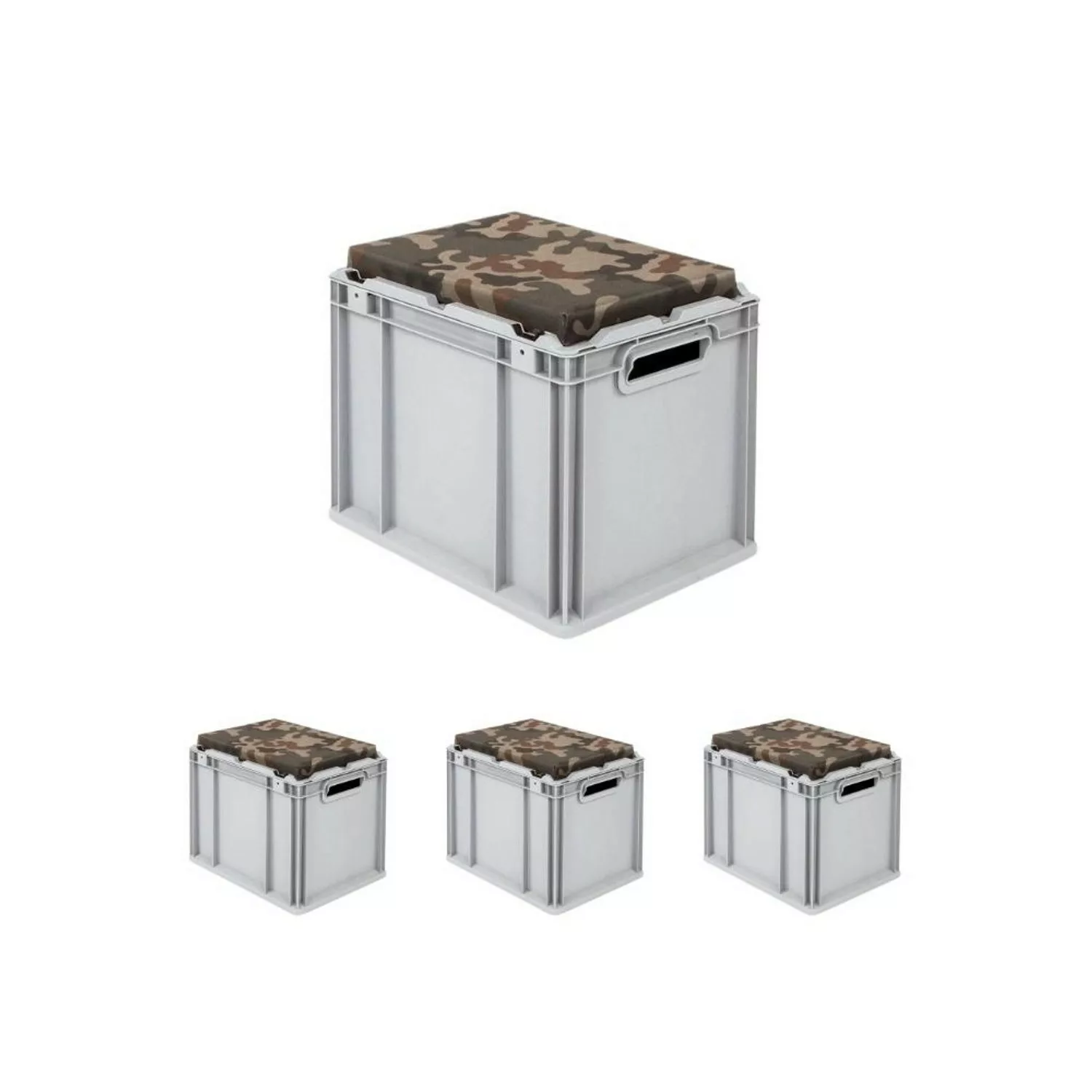 PROREGAL SparSet 4x Eurobox NextGen Seat Box Camouflage HxBxT 365 x 30 x 40 günstig online kaufen