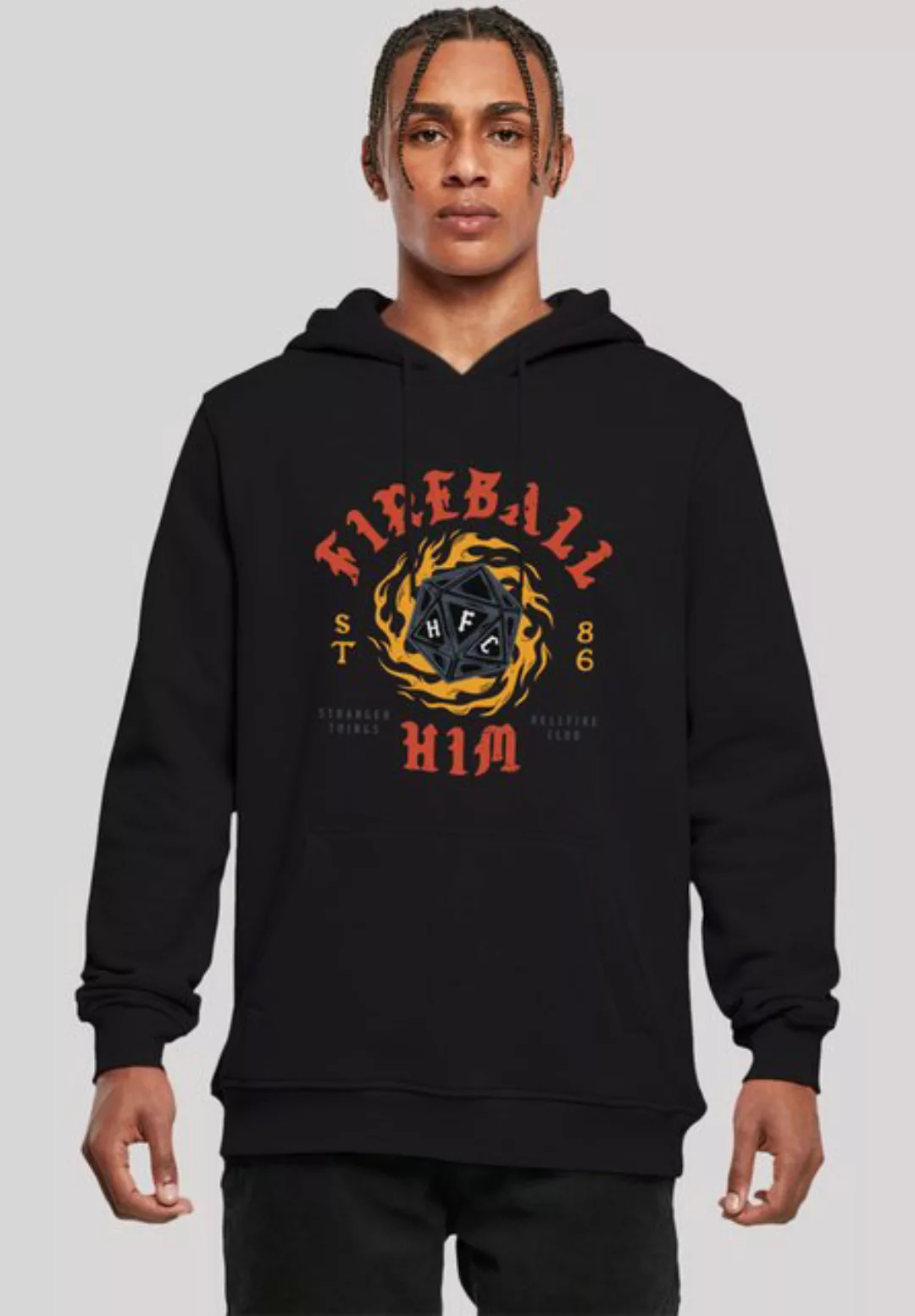 F4NT4STIC Kapuzenpullover "Stranger Things Fireball Dice 86 Netflix TV Seri günstig online kaufen