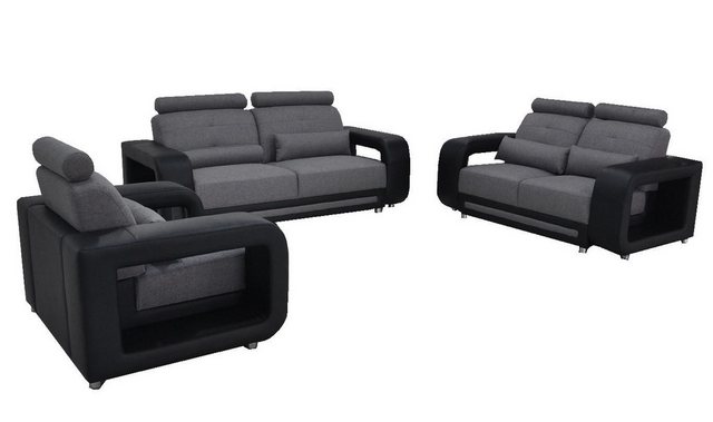 Xlmoebel Sofa Neues Sitzmöbel-Set mit USB-Anschluss in eleganter Polsterung günstig online kaufen