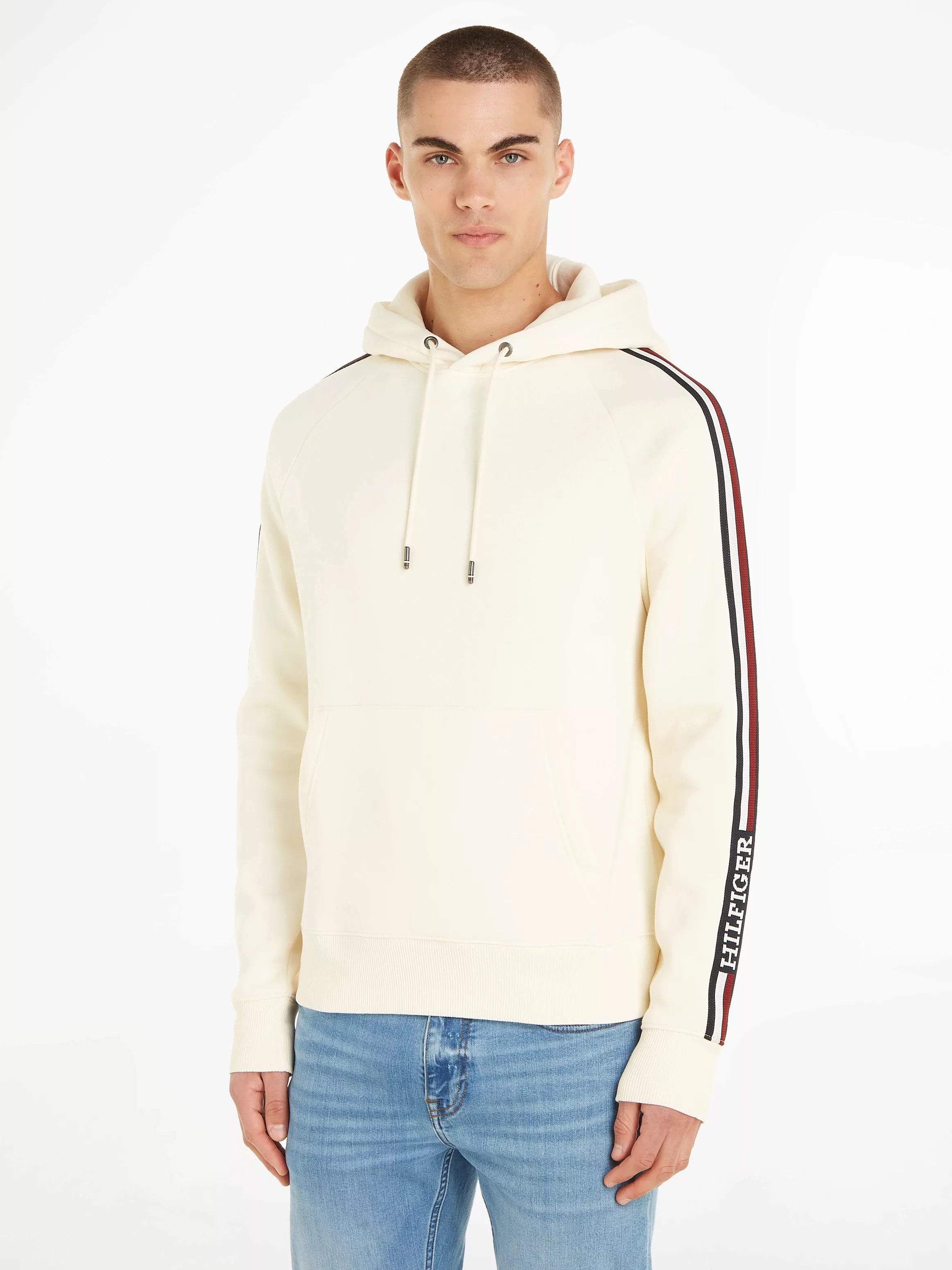 Tommy Hilfiger Hoodie "GLOBAL STRIPE HOODIE", mit Raglanärmeln günstig online kaufen