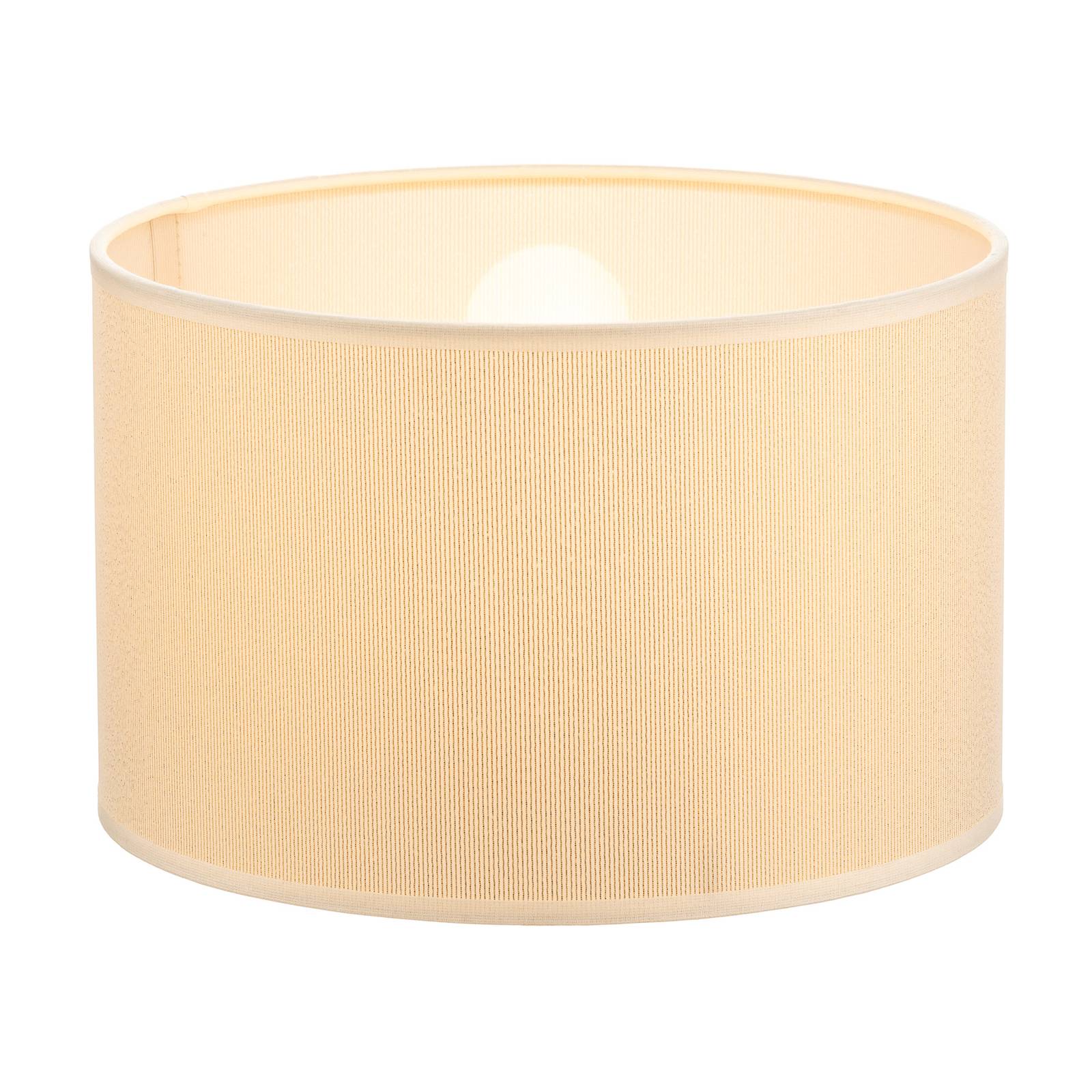 Lampenschirm Roller Ø 25 cm, ecru/gold günstig online kaufen