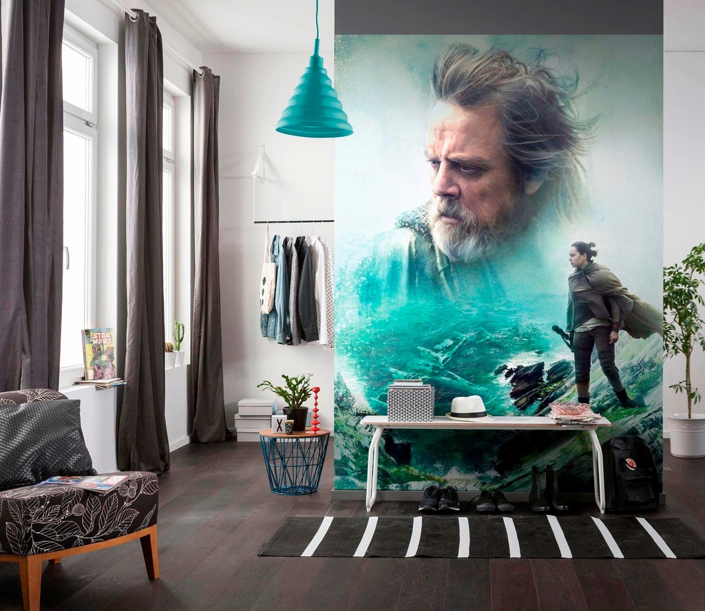 KOMAR Papier Fototapete - Star Wars  – The last Jedi - Größe 184 x 254 cm m günstig online kaufen