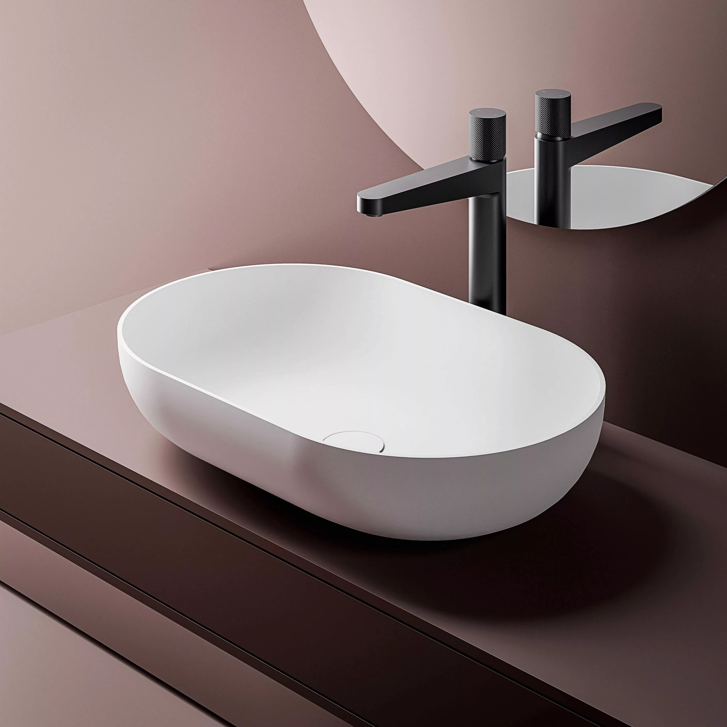 Bernstein Aufsatzwaschbecken O-540 (Waschbecken ideal für günstig online kaufen