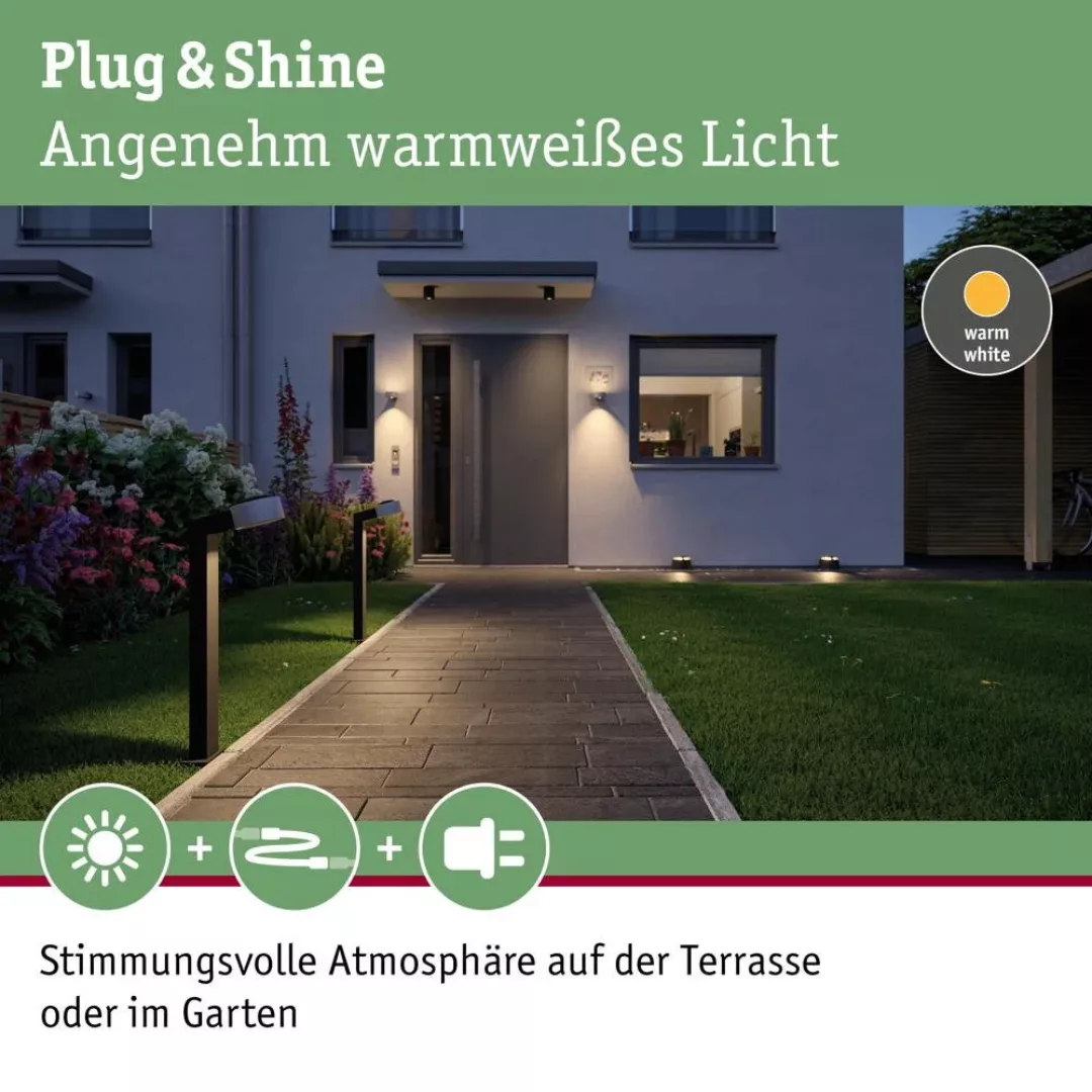 Paulmann Plug & Shine LED-Bodenleuchte 93917 2x3W günstig online kaufen