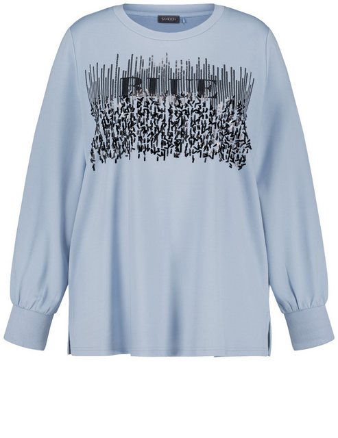 Samoon Sweatshirt Sweatshirt mit verziertem Wording-Print günstig online kaufen