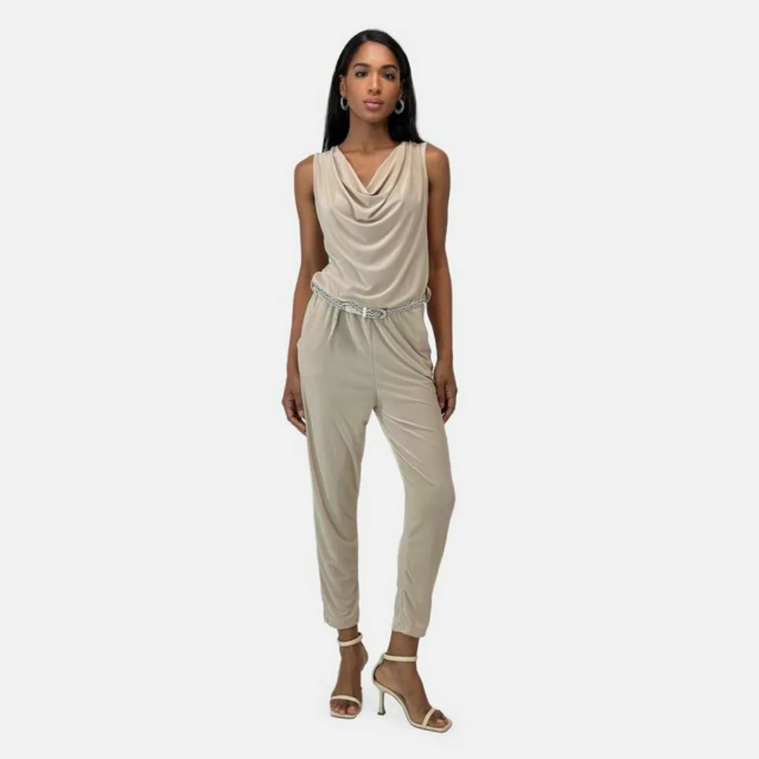 Elara Jumpsuit Elara Damen Jumpsuit mit Gürtel (1-tlg) günstig online kaufen