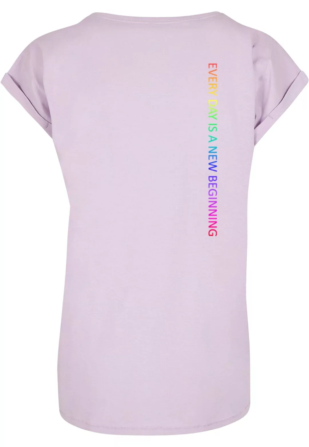 Merchcode T-Shirt "Merchcode Damen Ladies Hope Rainbow Extended Shoulder Te günstig online kaufen