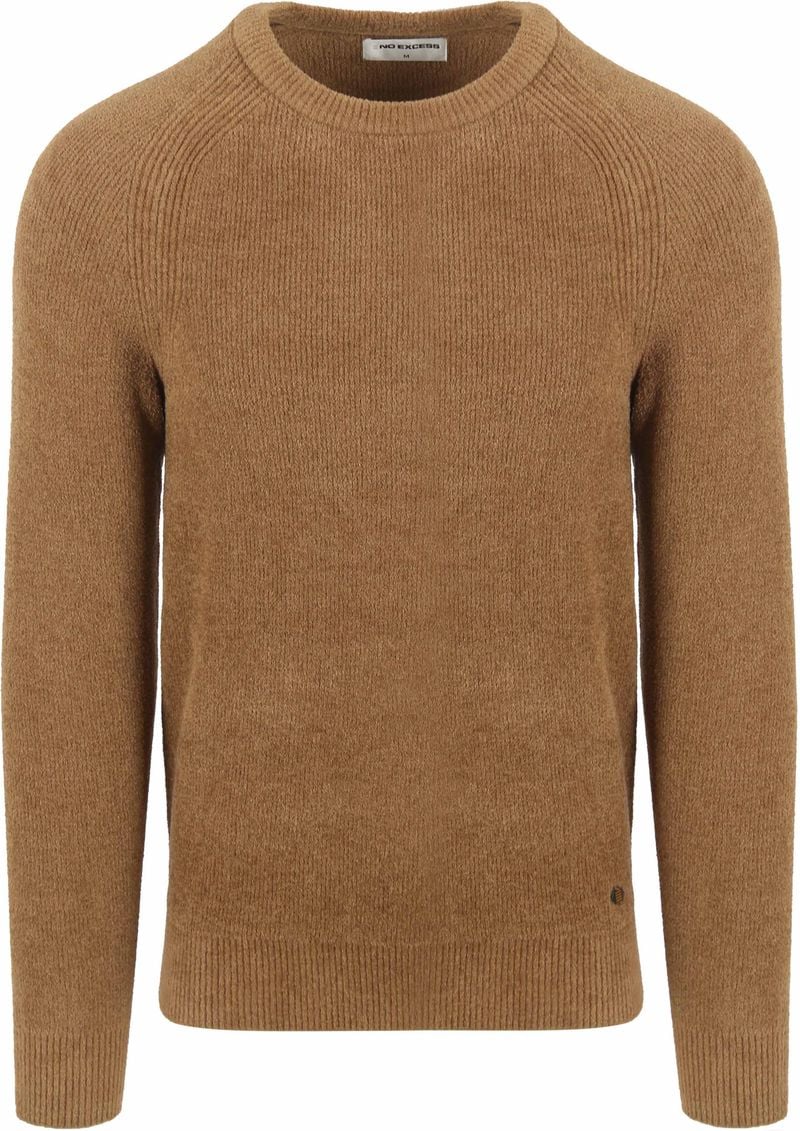 No Excess Pullover Ribknit Khaki - Größe M günstig online kaufen