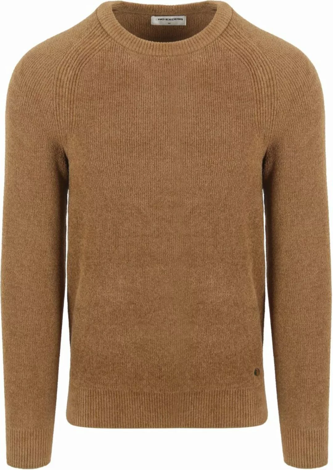 No Excess Pullover Ribknit Khaki - Größe M günstig online kaufen