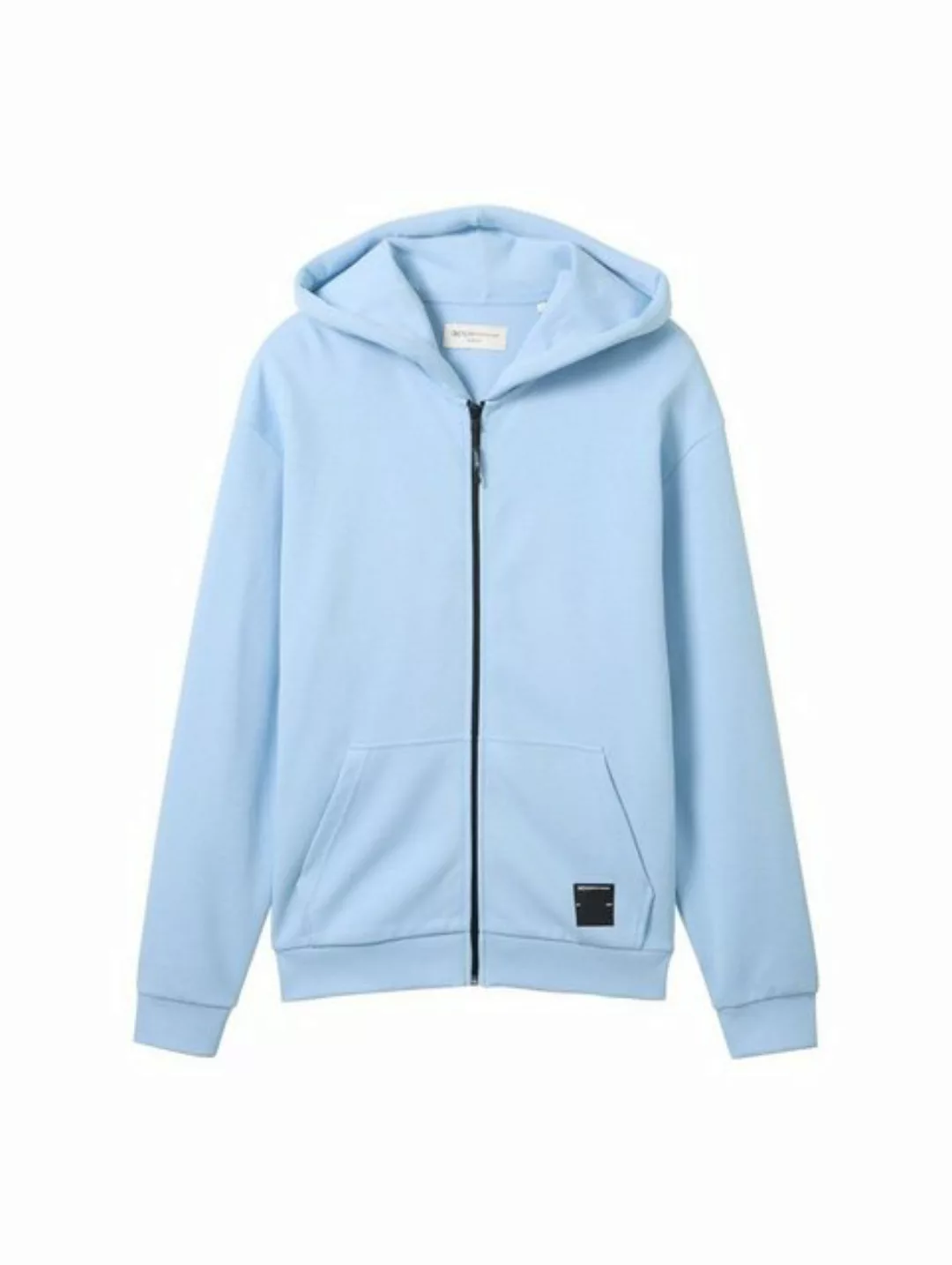 TOM TAILOR Denim Sweatshirt sweat hoodie jacket, middle sky blue günstig online kaufen