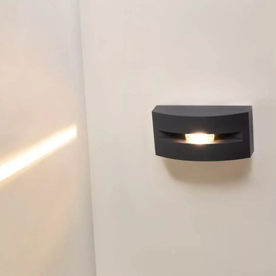 LED Wand- und Deckenleuchte Out-Beam Frame in Anthrazit 3,5W 60lm IP55 günstig online kaufen